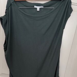 Threads 4 Thought Deep Green top
